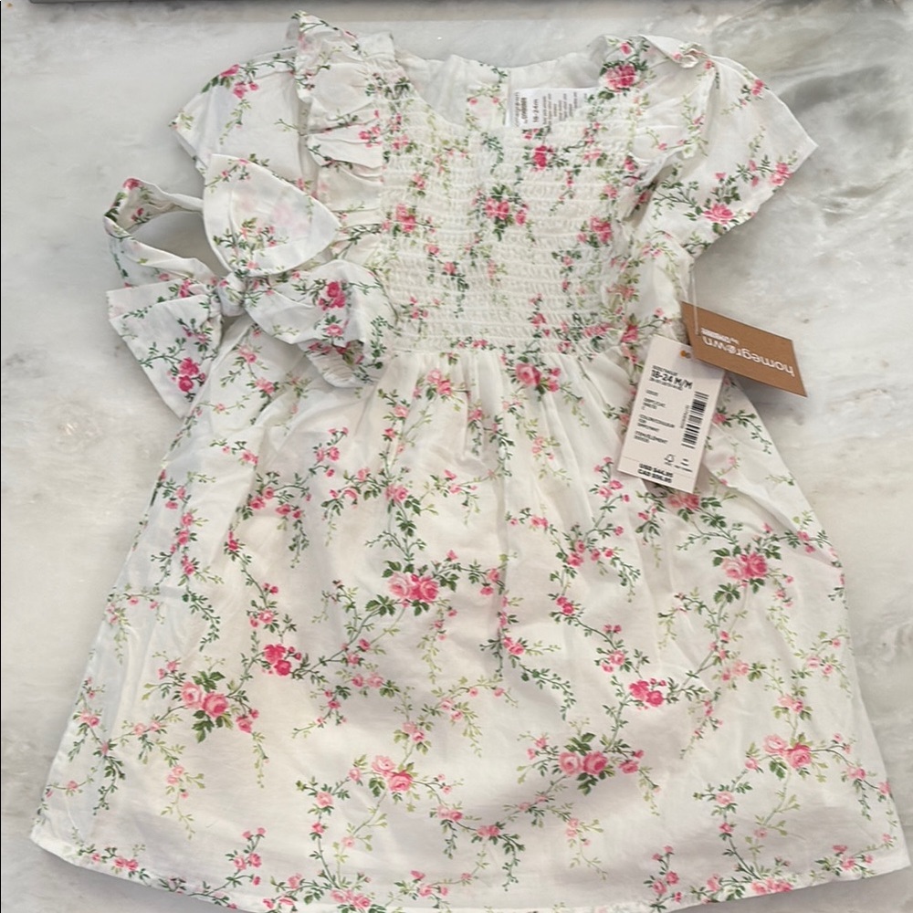 Gymboree Floral Dress and Headband